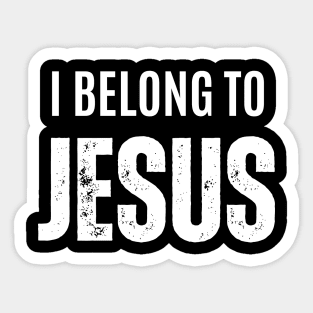 I belong to Jesus - Religious Sticker